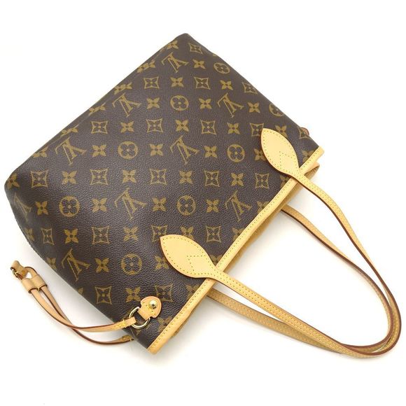 Louis Vuitton Monogram Neverfull PM Brown Tote Bag - Picture 4 of 8